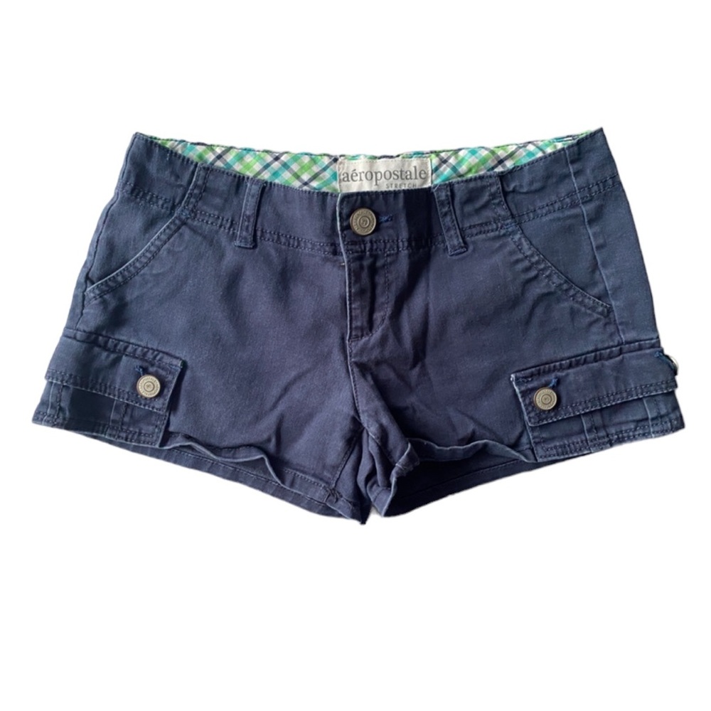 aéropostale Stretch Navy Blue Shorts Size 1/2
